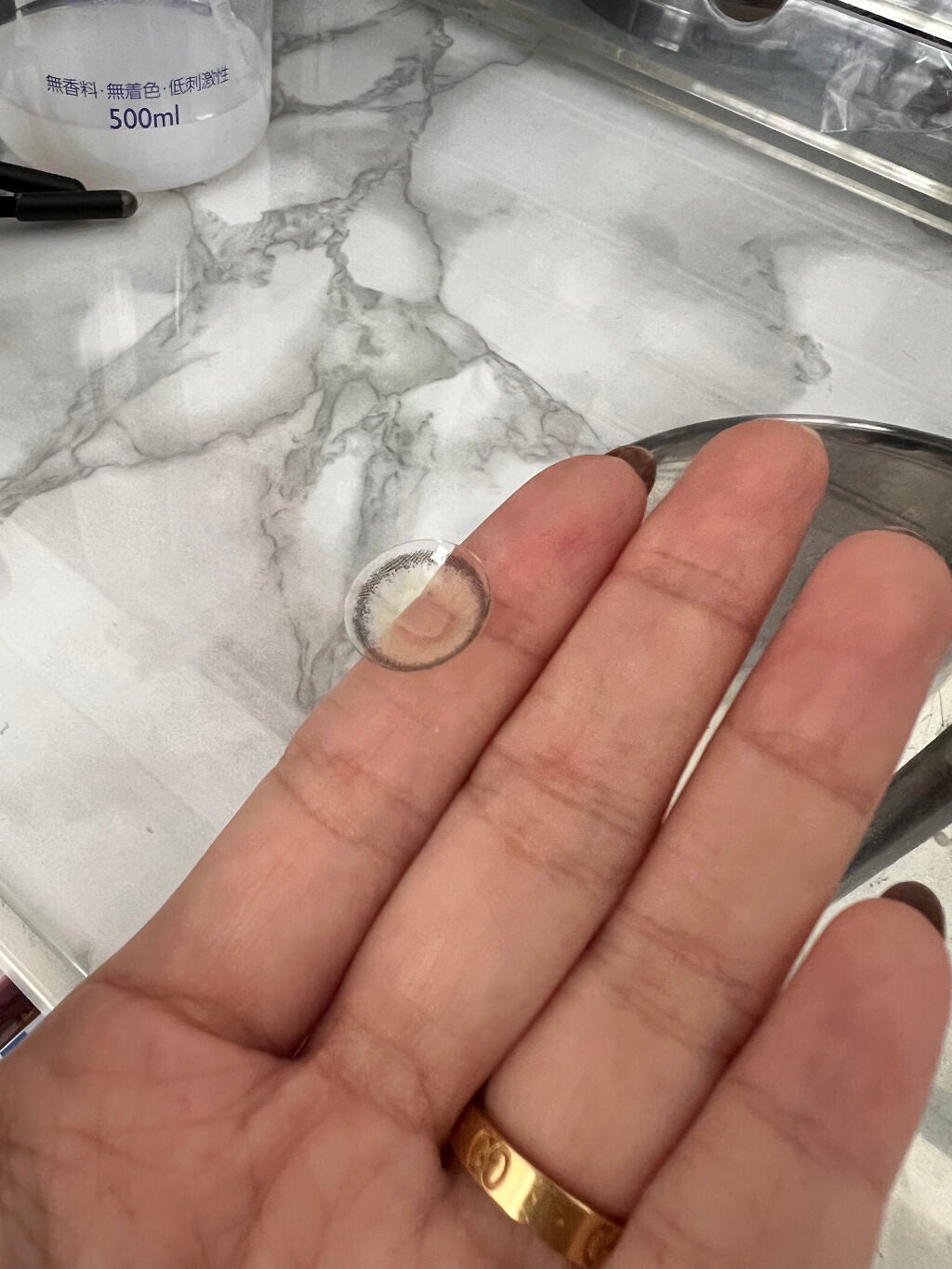 シルエットマンスリー/LensVery/1ヶ月(1MONTH)カラコンを使ったクチコミ(3枚目)