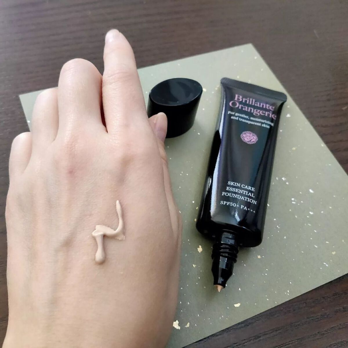 ブリリアントオランジュリー スキンケアエッセンシャルファンデーション/BRILLIANT/リキッドファンデーションを使ったクチコミ(4枚目)