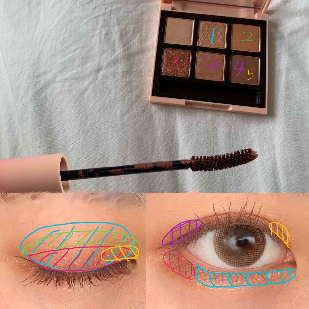 ハート プレイカラーアイズ/ETUDE/アイシャドウパレットを使ったクチコミ(3枚目)