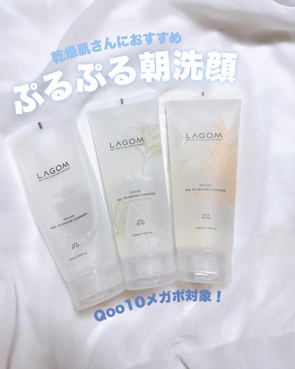 ラゴム ジェルトゥウォーター クレンザー(朝用洗顔)/LAGOM /その他洗顔料を使ったクチコミ(1枚目)