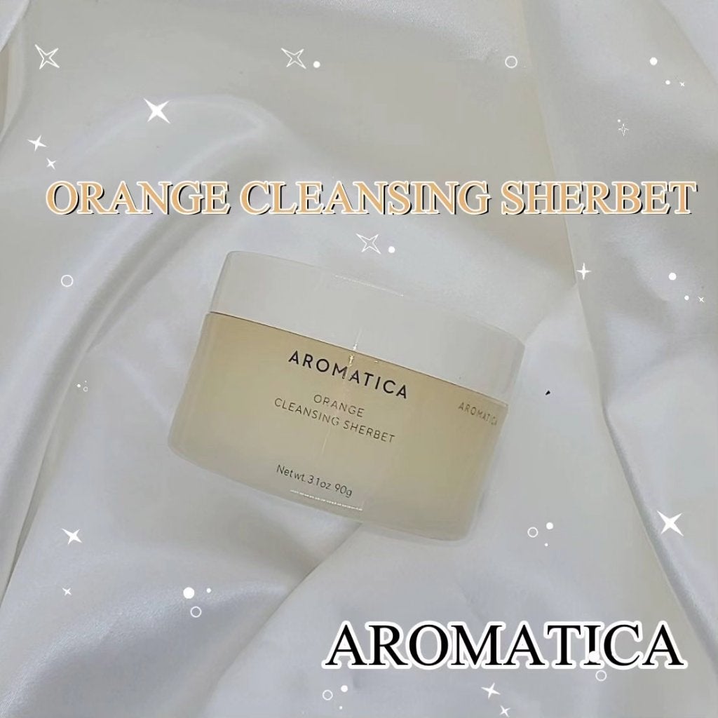オレンジクレンジングシャーベット/AROMATICA/クレンジングバームを使ったクチコミ(1枚目)