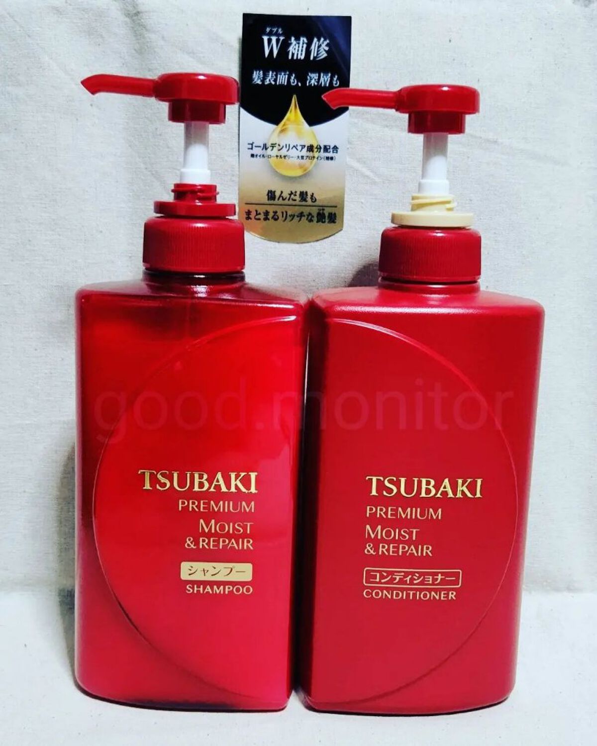 プレミアムモイスト シャンプー／ヘアコンディショナー/TSUBAKI/市販シャンプーを使ったクチコミ（1枚目）