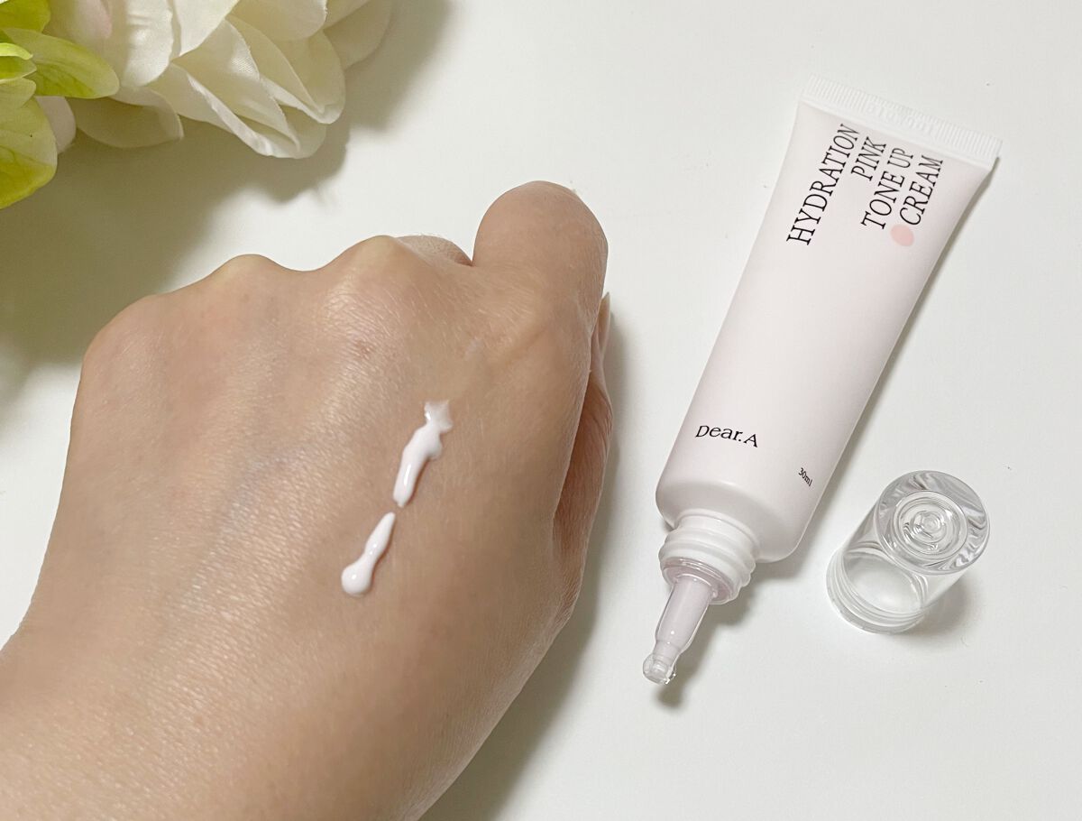 ハイドレーションピンクトーンアップクリーム/Dear.A/化粧下地を使ったクチコミ（3枚目）