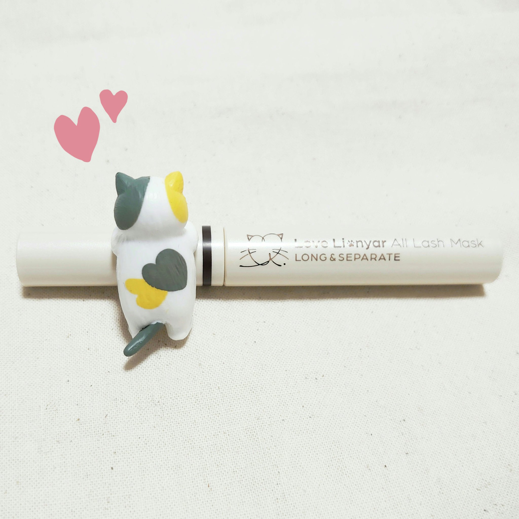 ラブ・ライにゃ～　オールラッシュ　マスク　ロング＆セパレート＜マスカラ＞ ブラウンブラック/ラブ・ライナー/マスカラを使ったクチコミ（1枚目）