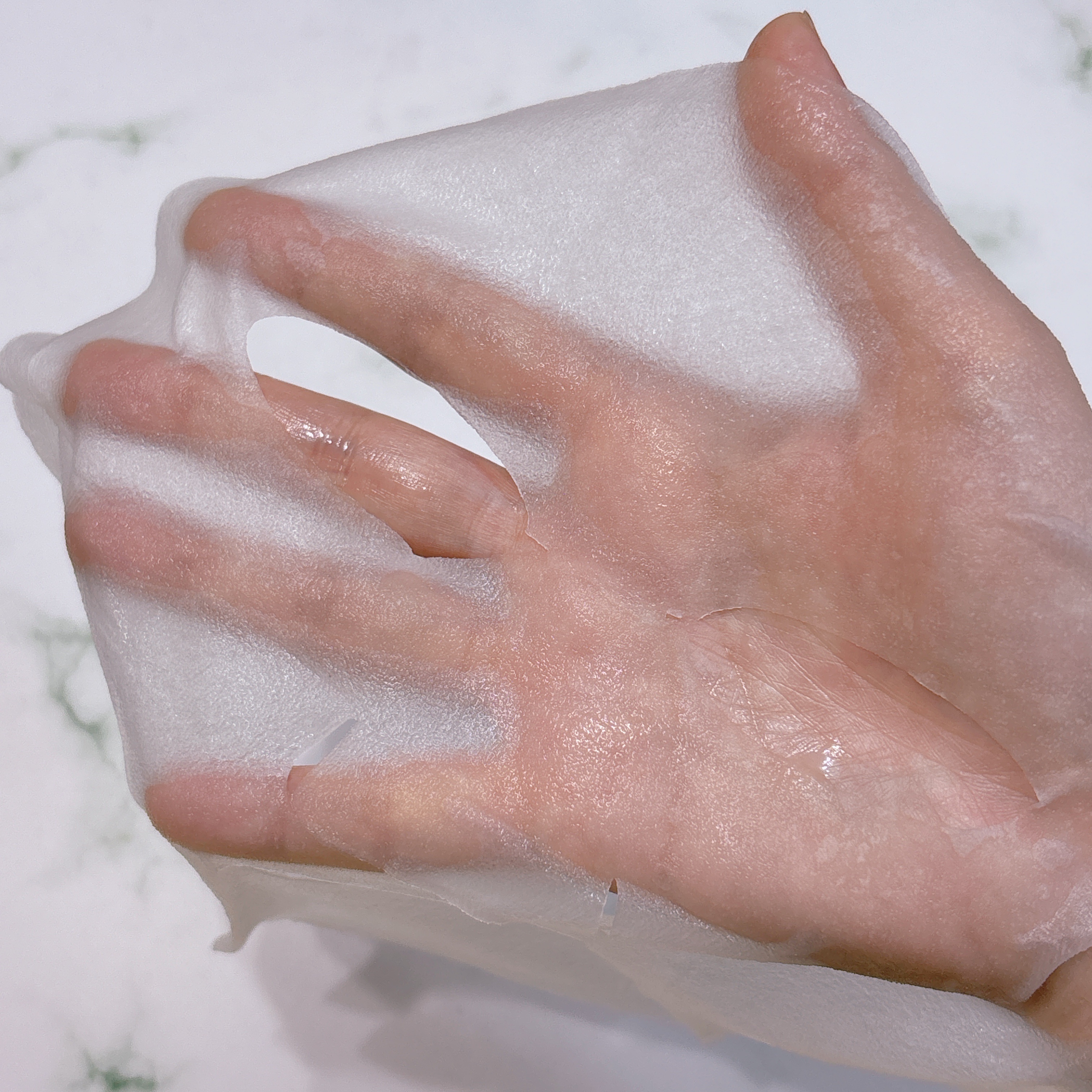 CPフェイスマスク A/カプセルセラム/シートマスク・パックを使ったクチコミ（3枚目）