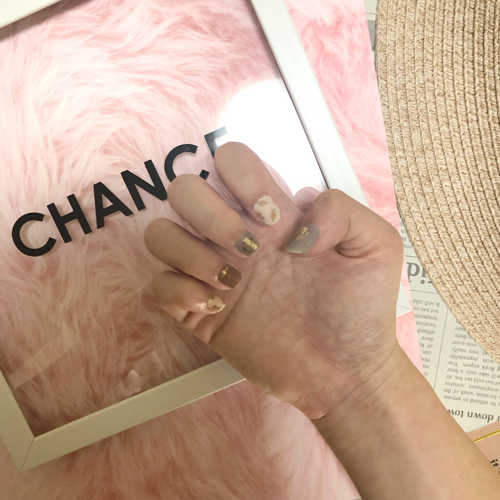 ジェルネイルシール/キャンドゥ/ネイルシールを使ったクチコミ（1枚目）