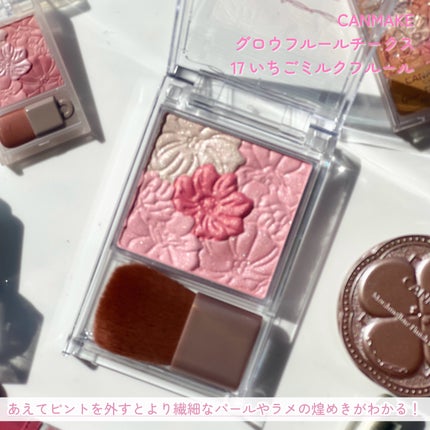 グロウフルールチークス/キャンメイク/パウダーチークを使ったクチコミ(4枚目)