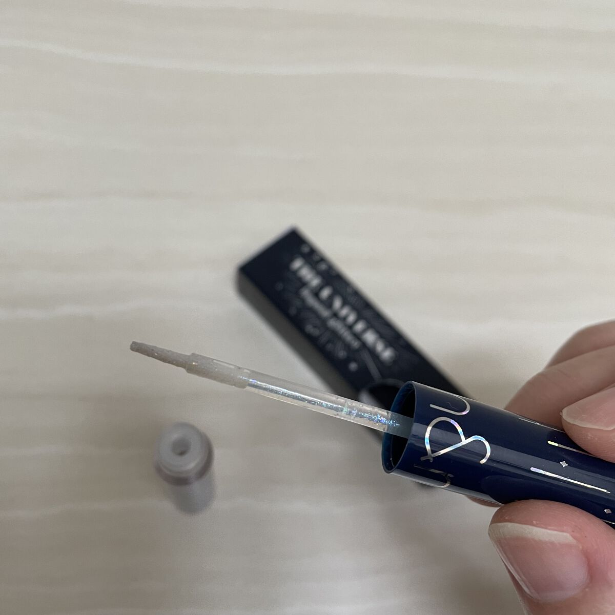 リキッド グリッター シャドウ/rom&nd/グリッターを使ったクチコミ（2枚目）