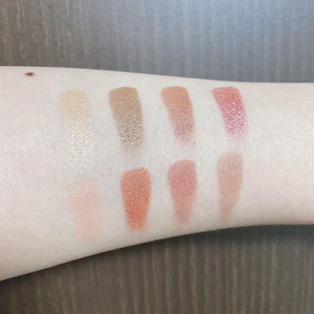 ウォーム メモリーズ アイシャドウパレット/RMK/アイシャドウパレットを使ったクチコミ(3枚目)