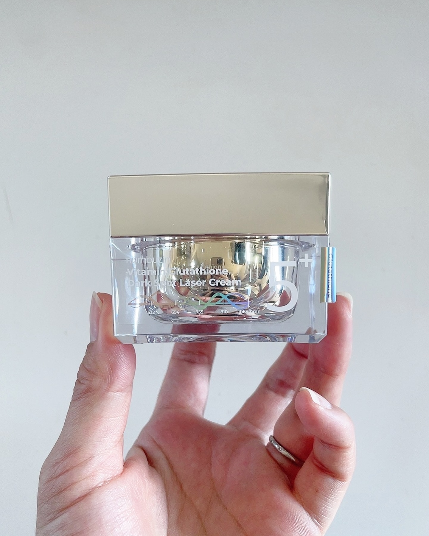 5番 白玉グルタチオンCメラゼロクリーム/numbuzin/フェイスクリームを使ったクチコミ（2枚目）