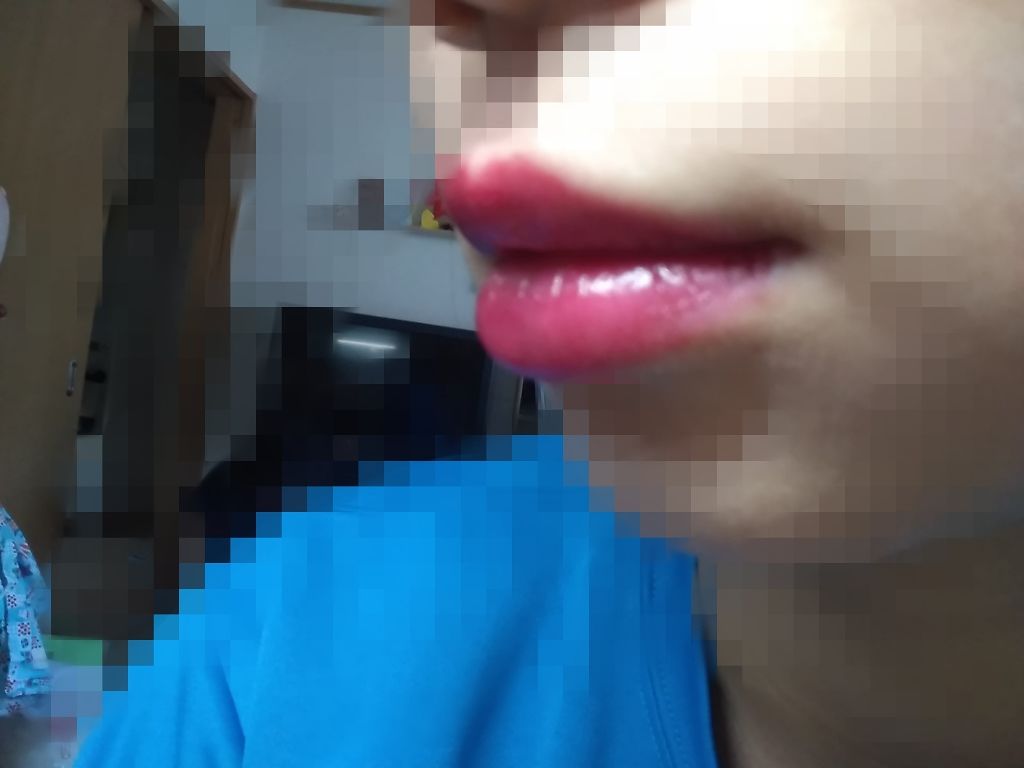 ATハイカラーリップグロス   /セリア/リップグロスを使ったクチコミ（3枚目）