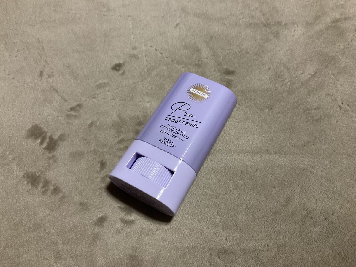 プロディフェンス トーンアップUV スティック/サンカット®/日焼け止めスティックを使ったクチコミ（1枚目）