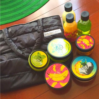 THE BODY SHOP シャワージェル ヴァージンモヒートのクチコミ「ジャジャーン☆(*'▽'*)
ボディショップの夏の限定セットでございますぅ。
いろいろあって迷.....」（1枚目）