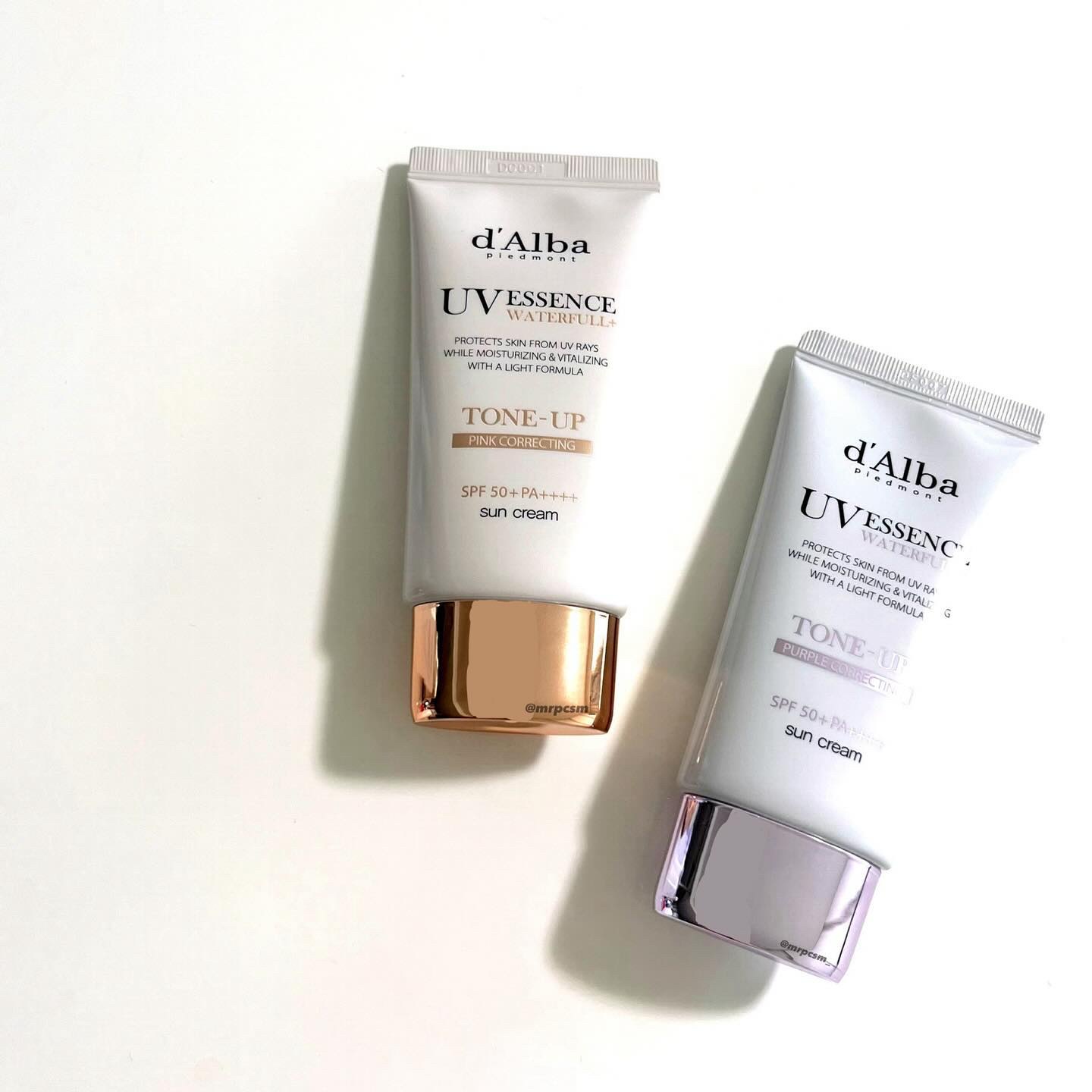 ダルバ ウォータフル トーンアップ サンクリーム(パープル)/ダルバ/日焼け止めクリームを使ったクチコミ（1枚目）