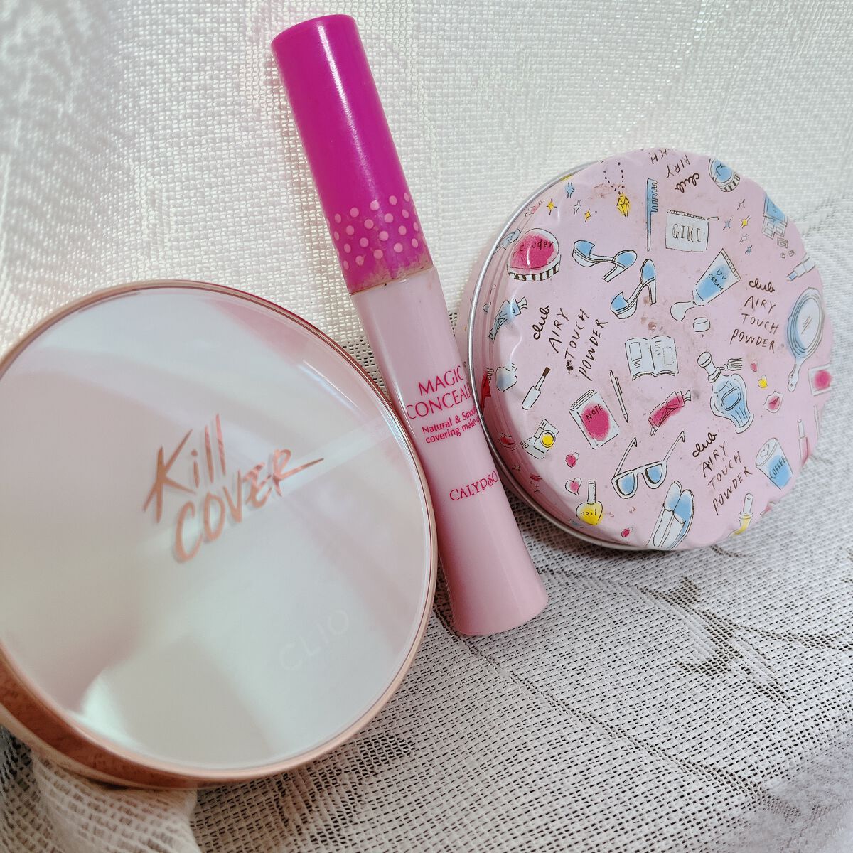 エアリータッチパウダー（旧）/クラブ/プレストパウダーを使ったクチコミ（2枚目）