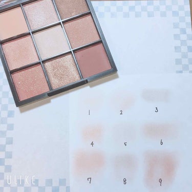 UR GLAM　BLOOMING EYE COLOR PALETTE/U R GLAM/パウダーアイシャドウを使ったクチコミ（2枚目）