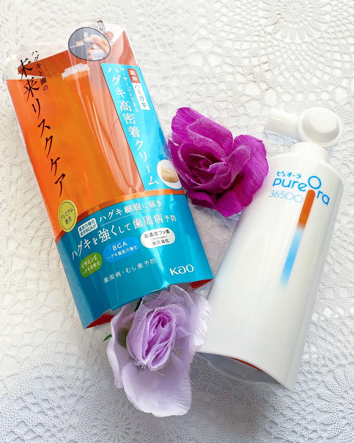 ピュオーラ36500 薬用ハグキ高密着クリームハミガキ/ピュオーラ/歯磨き粉を使ったクチコミ（1枚目）