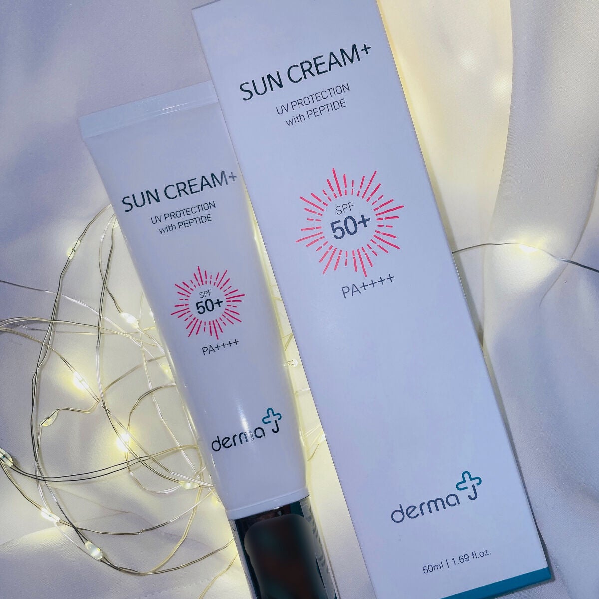 サンクリーム+/ DermaJ/日焼け止めクリームを使ったクチコミ(5枚目)