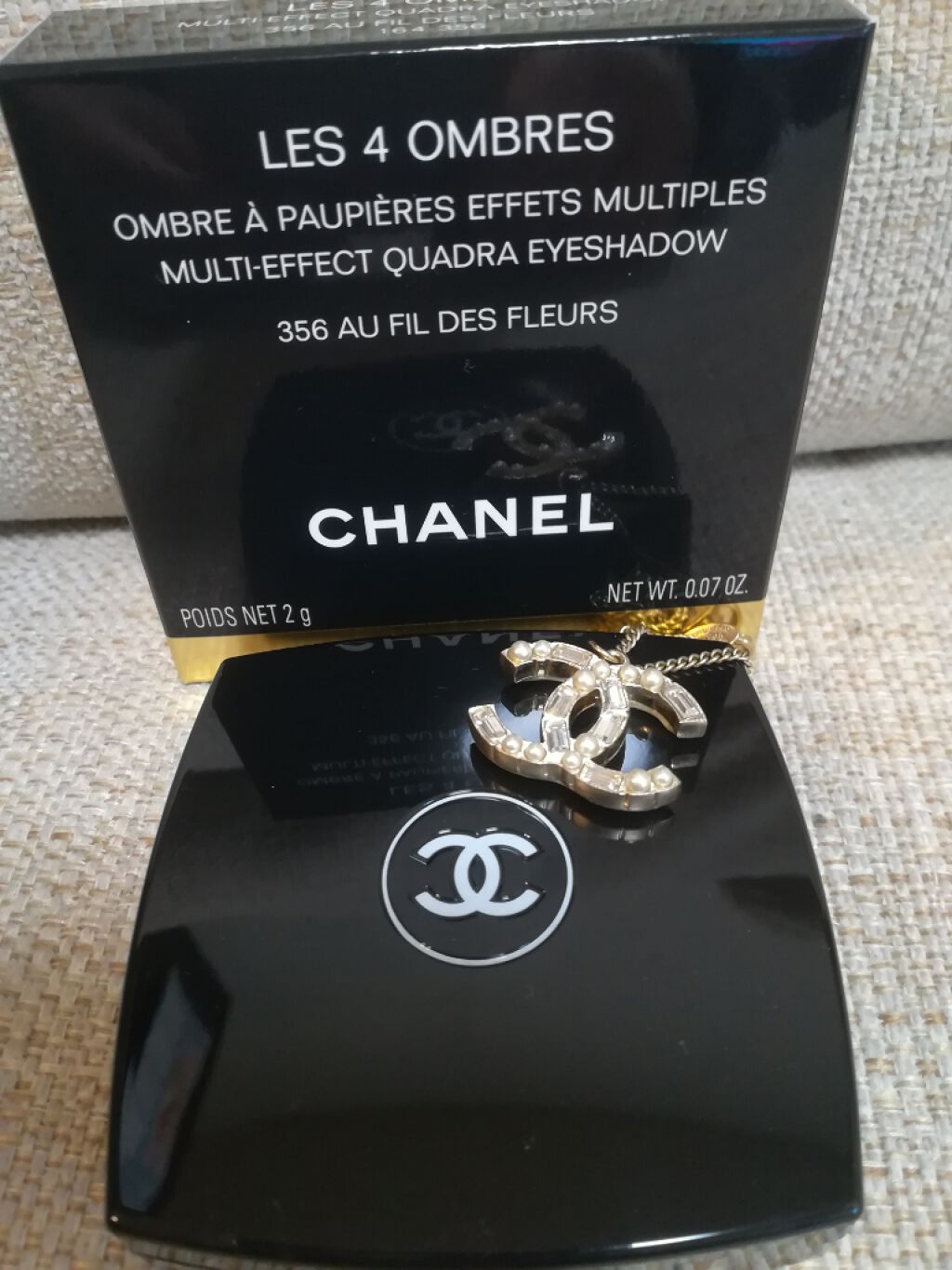 レ キャトル オンブル 356 オー フィル デ フルール/CHANEL/アイシャドウパレットを使ったクチコミ（2枚目）