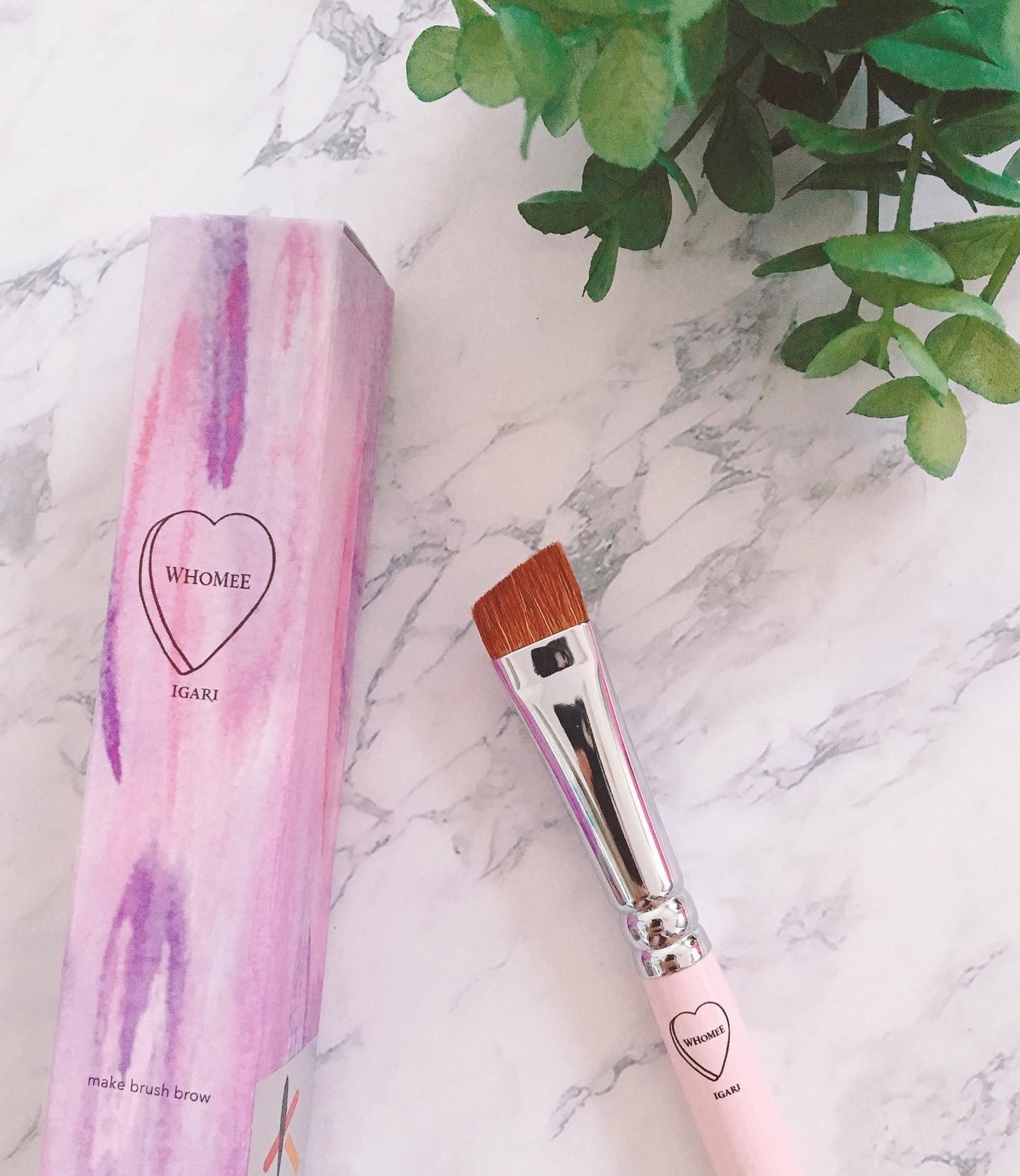 フーミー アイブロウブラシ 熊野筆/WHOMEE/メイクブラシを使ったクチコミ(1枚目)