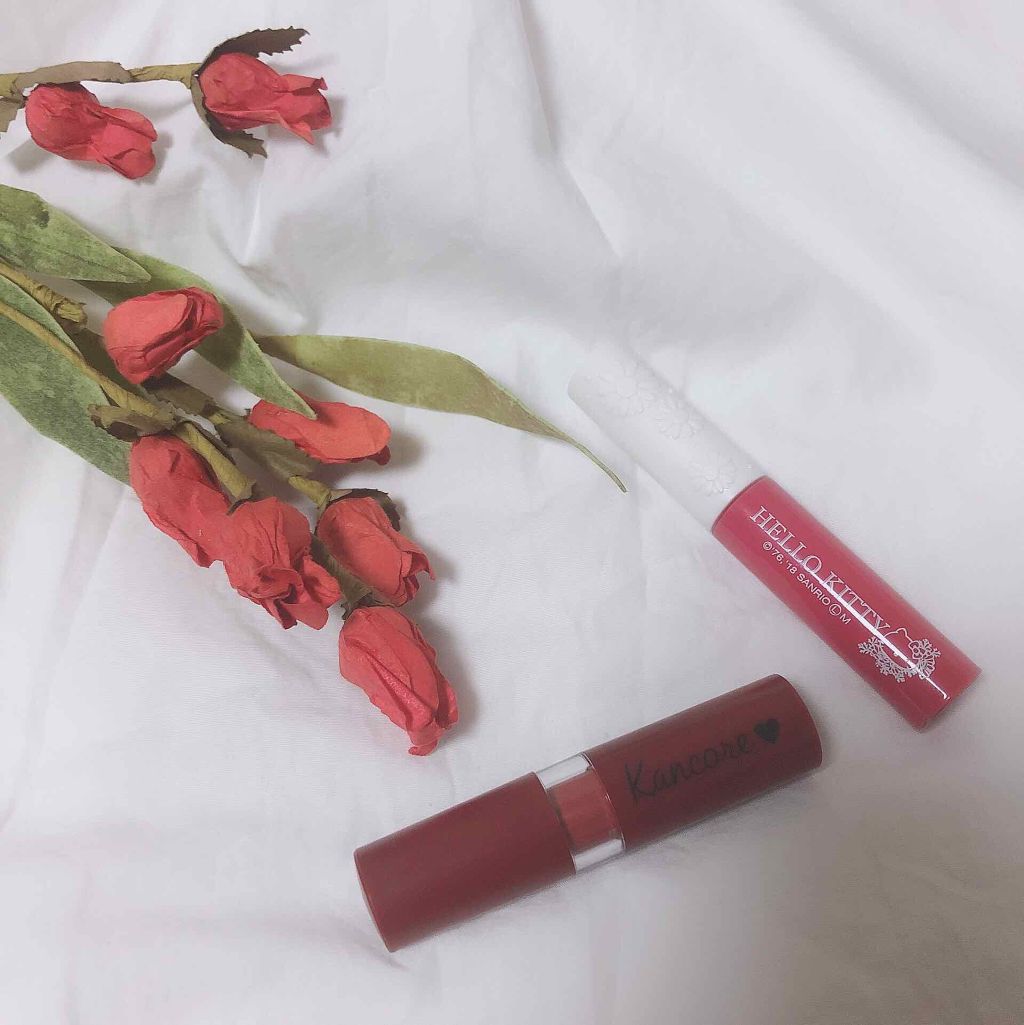 カンコレ マットリップスティック/DAISO/口紅を使ったクチコミ（1枚目）