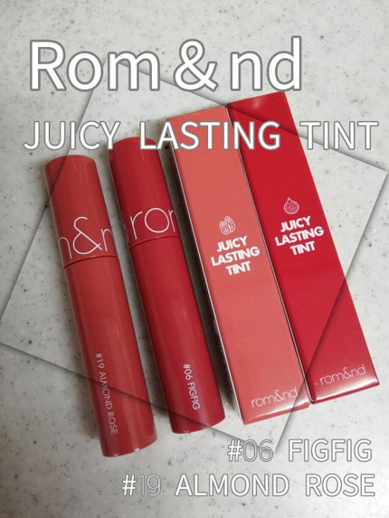 ジューシーラスティングティント/rom&nd/リップティントを使ったクチコミ(1枚目)