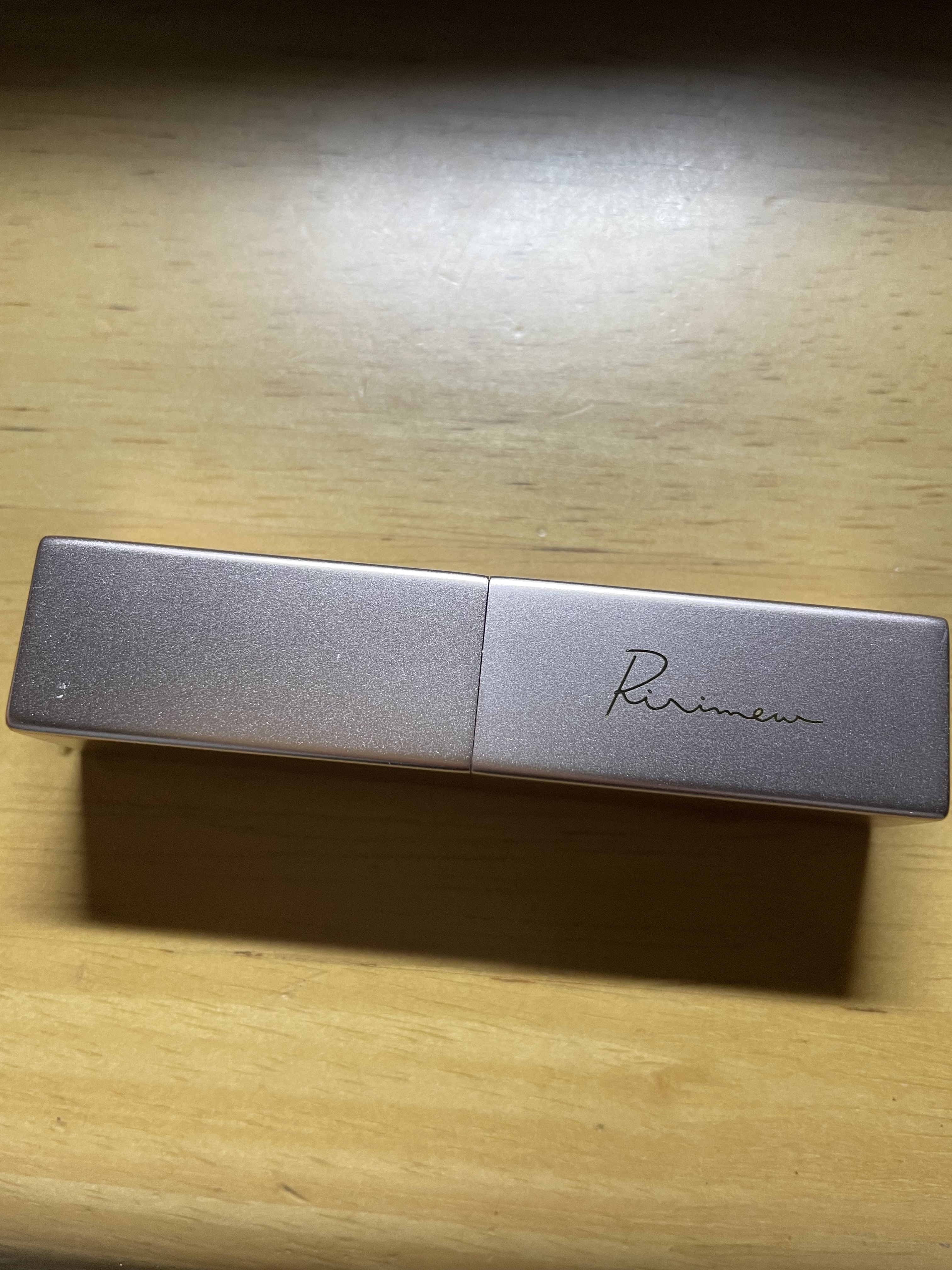 リリミュウ バタールージュ 03 アプリコットファッジ/Ririmew/口紅を使ったクチコミ（1枚目）