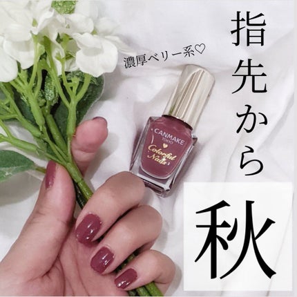 カラフルネイルズ/キャンメイク/マニキュアを使ったクチコミ(1枚目)