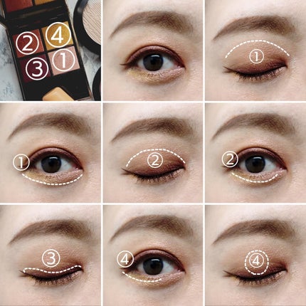 オンブル ジェ/GUERLAIN/アイシャドウパレットを使ったクチコミ(4枚目)