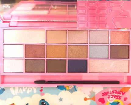 アイラブチョコレート/MAKEUP REVOLUTION/アイシャドウパレットを使ったクチコミ(2枚目)