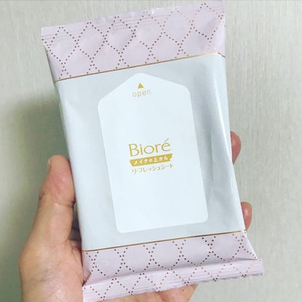 メイクの上からリフレッシュシート うるおいしっとりタイプ/ビオレ/フェイスシートを使ったクチコミ(3枚目)