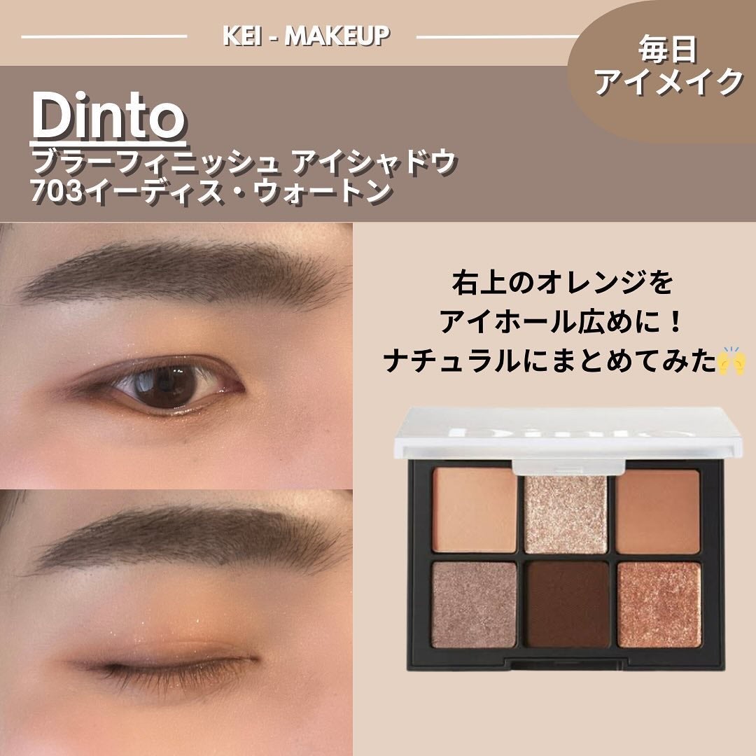 ブラーフィニシュシャドウパレット/Dinto/アイシャドウパレットを使ったクチコミ(1枚目)