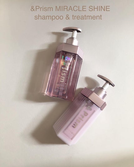 ミラクル シャイン シャンプー/ヘアトリートメント/&Prism/市販シャンプーを使ったクチコミ(1枚目)