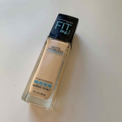 フィットミーリキッドファンデーション/MAYBELLINE NEW YORK/リキッドファンデーションを使ったクチコミ(1枚目)