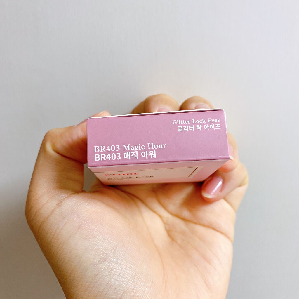 グリッターロックアイズ/ETUDE/単色アイシャドウを使ったクチコミ(6枚目)