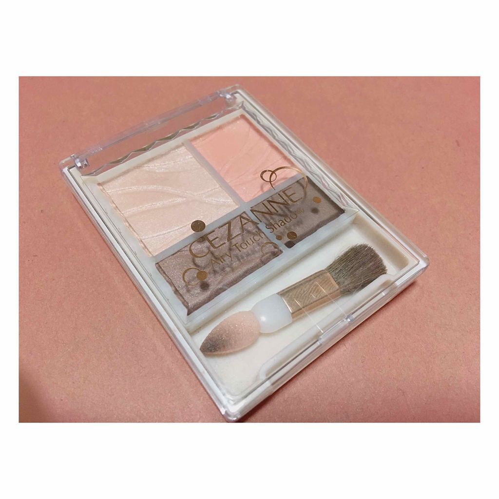 エアリータッチシャドウ/CEZANNE/アイシャドウパレットを使ったクチコミ(1枚目)