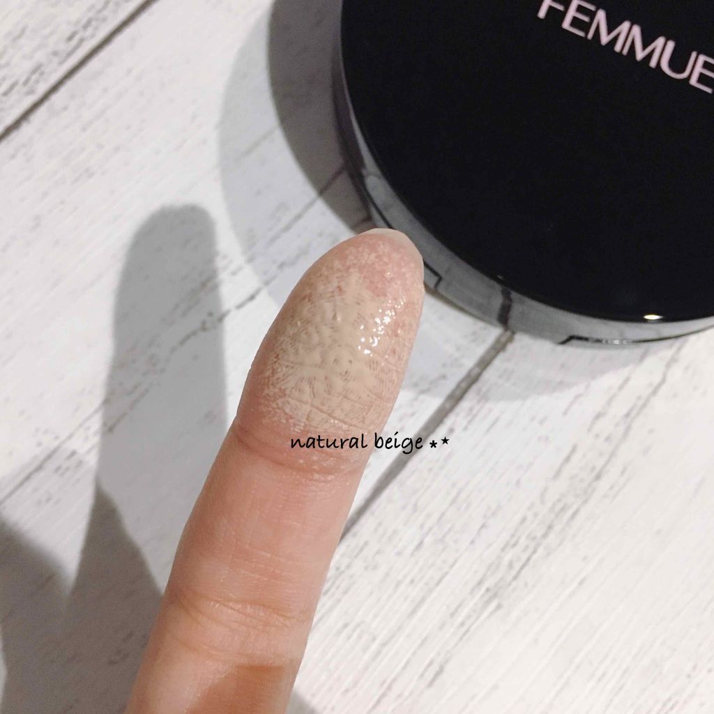 エバーグロウクッション SPF23 PA++/FEMMUE/クッションファンデーションを使ったクチコミ（3枚目）