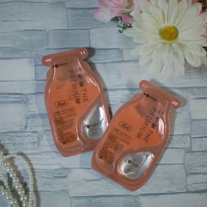 いち髪　THE PREMIUM　Wケアブースター美容オイルマスク/いち髪/ヘアマスク・ヘアパックを使ったクチコミ（3枚目）