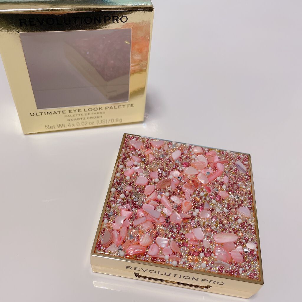 Revolution Pro Quartz Crush Eyeshadow Palette/MAKEUP REVOLUTION/アイシャドウパレットを使ったクチコミ（3枚目）