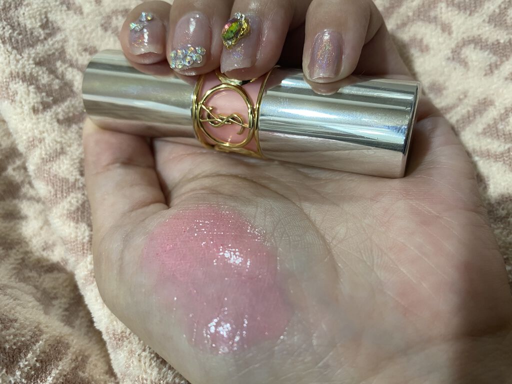 ヴォリュプテ ティントインバーム No.3 コールミーローズ/YVES SAINT LAURENT BEAUTE/口紅を使ったクチコミ（1枚目）