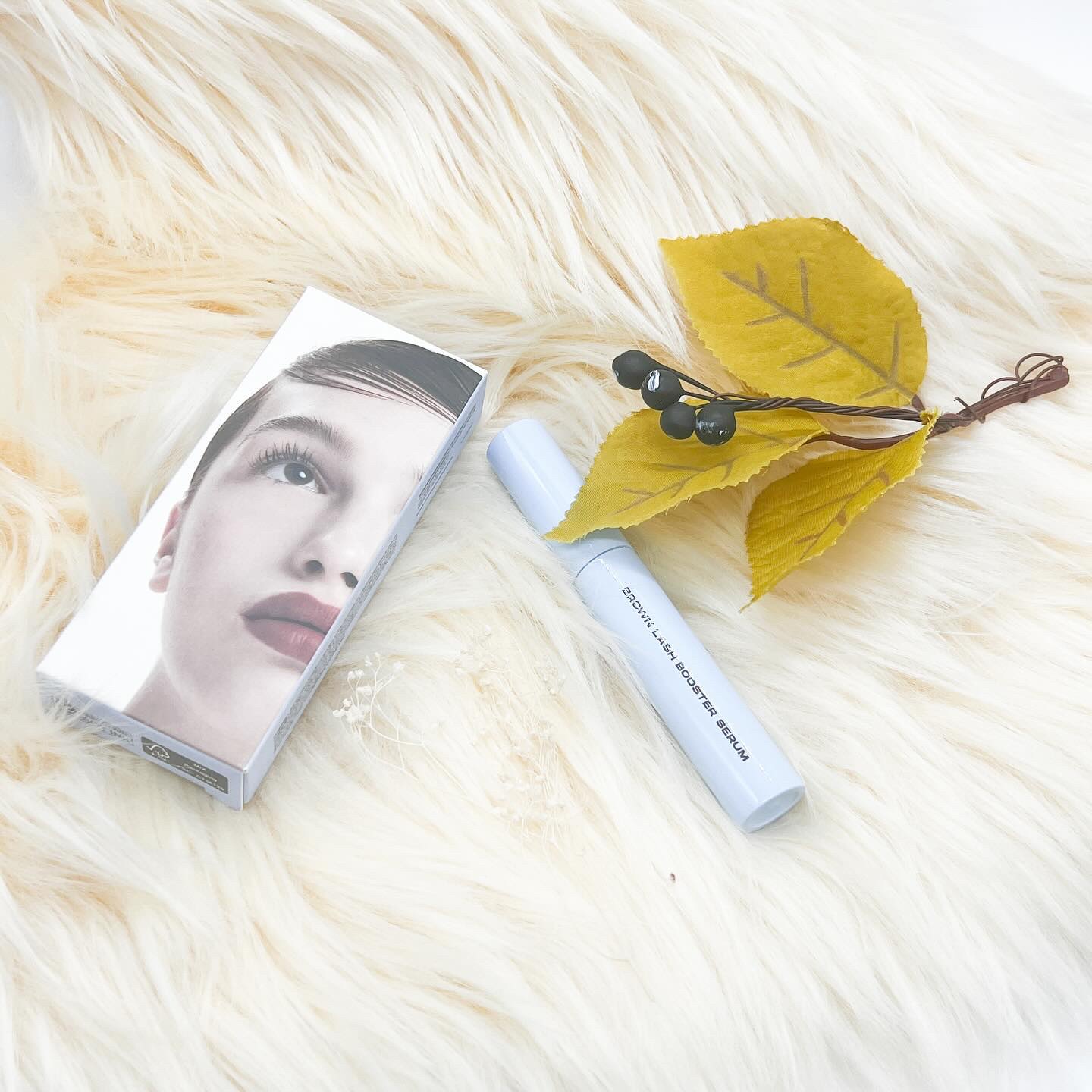 ブロウアンドラッシュブースターセラム/ENTROPY/マスカラを使ったクチコミ（1枚目）