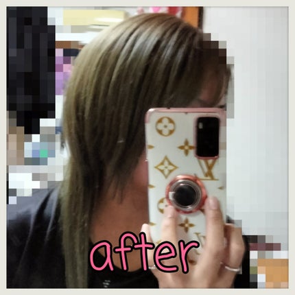 イルーセント ミルキーヘアカラー/サイオス/ヘアカラーを使ったクチコミ(5枚目)