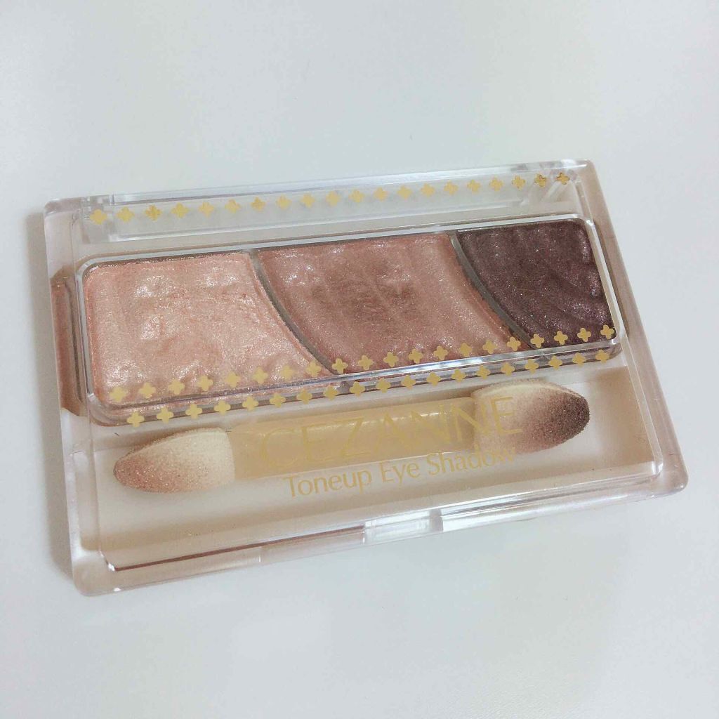 トーンアップアイシャドウ/CEZANNE/アイシャドウパレットを使ったクチコミ(1枚目)