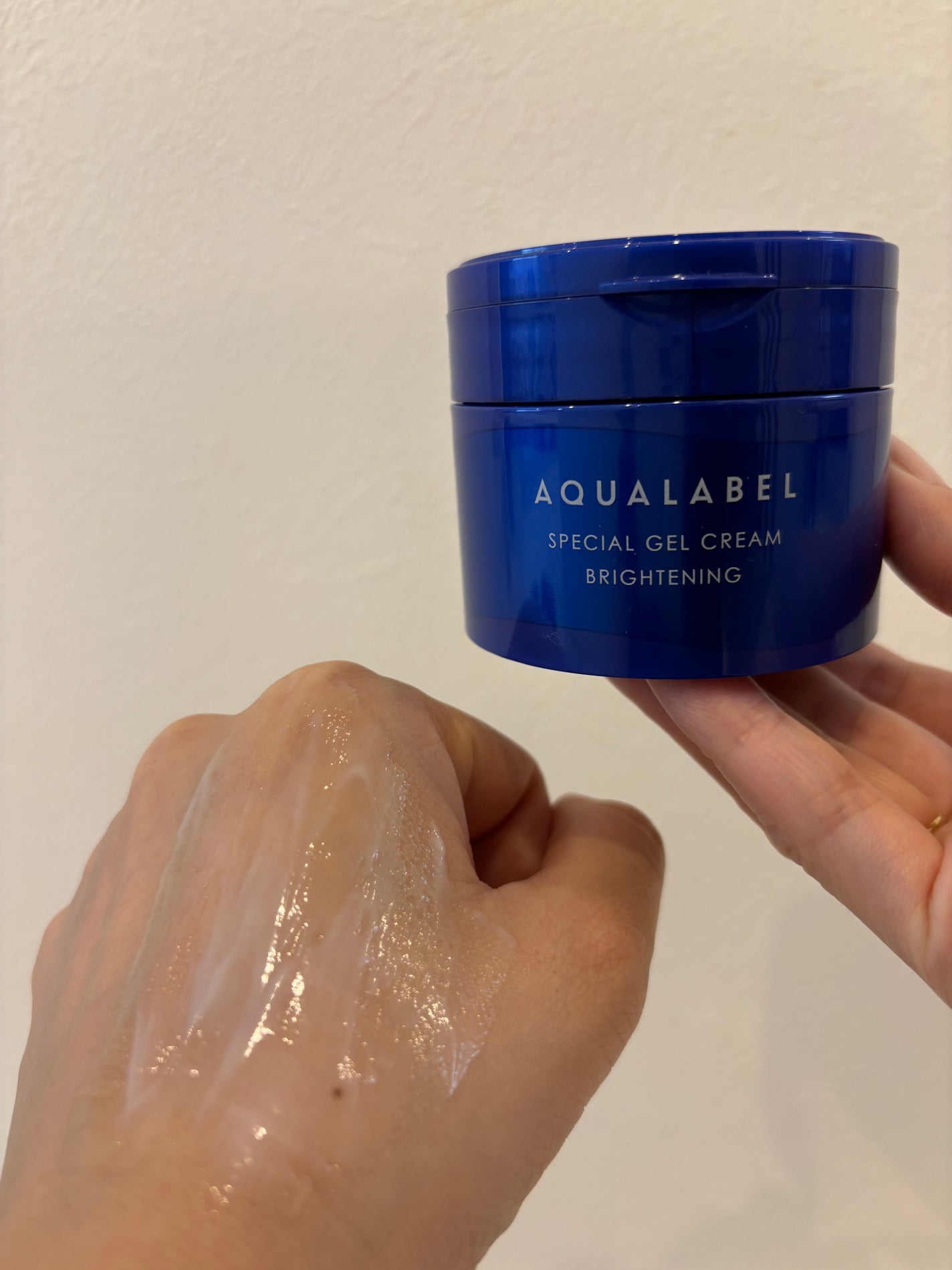 スペシャルジェルクリーム EX (ブライトニング) /アクアレーベル/オールインワン化粧品を使ったクチコミ(3枚目)