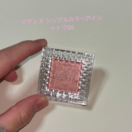 シングルカラーアイシャドウ/CEZANNE/単色アイシャドウを使ったクチコミ(1枚目)