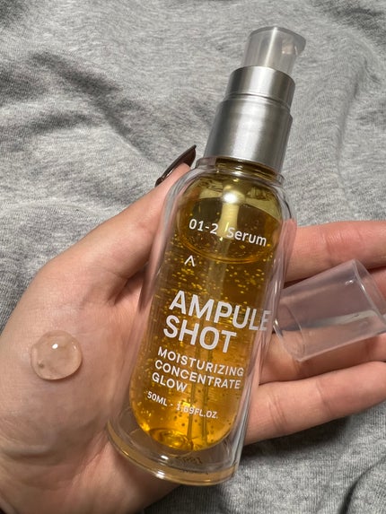 モイスチャーライジング コンセントレートグロウ セラム/AMPULE SHOT/美容液を使ったクチコミ(1枚目)