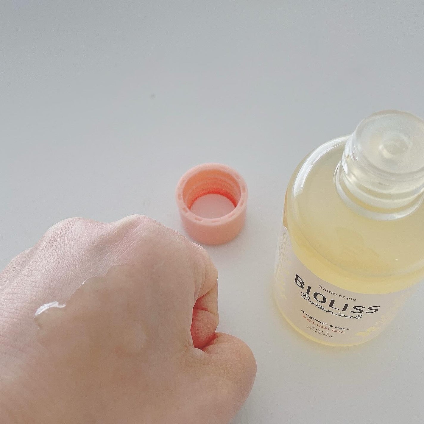 ボタニカル ポリッシュオイル/SSビオリス/ヘアオイルを使ったクチコミ(2枚目)