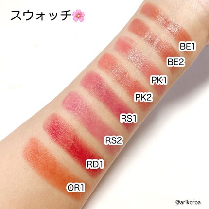 ラスティンググロスリップ/CEZANNE/口紅を使ったクチコミ(3枚目)