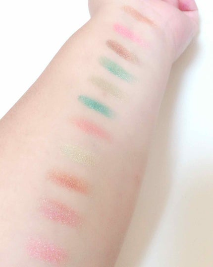 Wild & Alluring Baked Eyeshadow & Highlighter Palette/bh cosmetics/アイシャドウパレットを使ったクチコミ(4枚目)