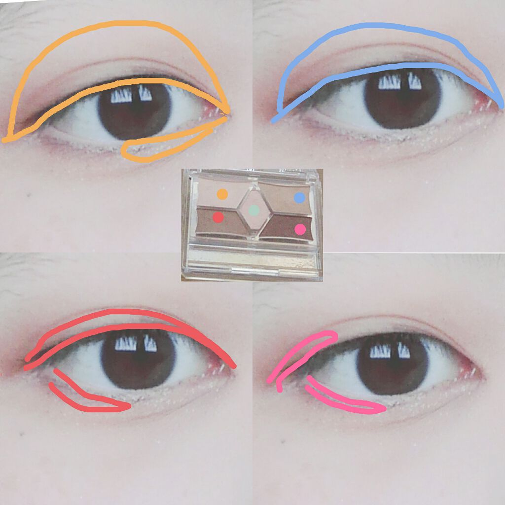 【旧品】パーフェクトスタイリストアイズ/キャンメイク/アイシャドウパレットを使ったクチコミ(3枚目)